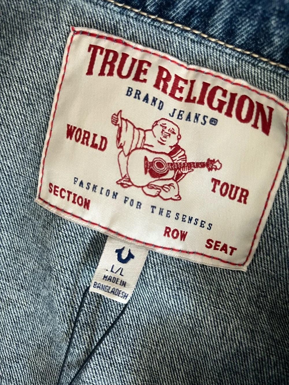 MEN’S NWT True Religion denim jacket Jesse Trucker L large
